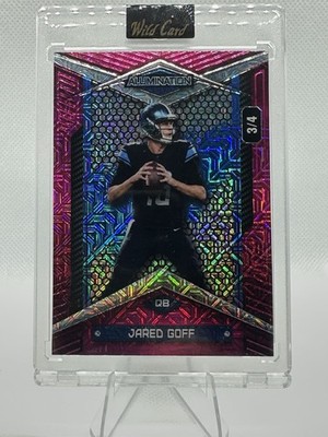 Wild Card 2026 Alumination Jared Goff #JHBC-JG Serial Numbered 3/4