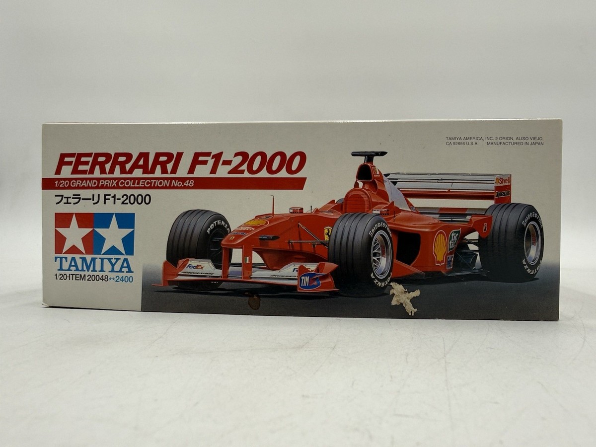 TAMIYA Ferrari F1-2000 1/20 Scale Open Box | eBay
