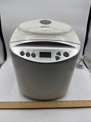 Oster Expressbake Bread Maker 2 Pound Loaf Gluten Free Setting White CKSTBR9050