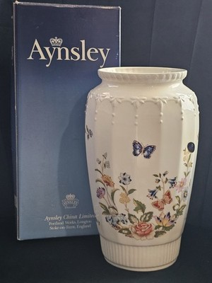 Aynsley Vintage Cottage Garden Georgian Vase 26 cm mit Box