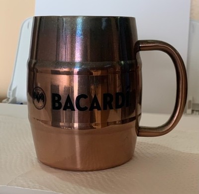 BACARDI Stainless Steel Mug 10oz  ***Free Shipping***