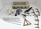 T-391 VINTAGE 80'S KENNER STAR WARS PARTS & ACCESSORY LOT JABBA EWOK VILLAGE ETC
