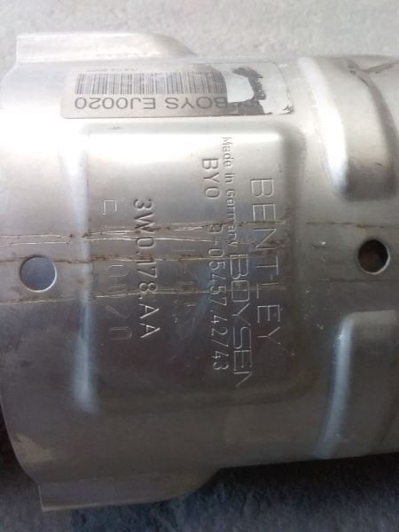 2006 BENTLEY CONTINENTAL GT LEFT EXHAUST PIPE CONVERTER