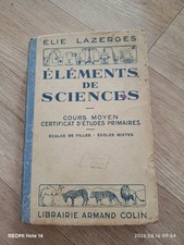 altes Schulbuch Elemente der Wissenschaften