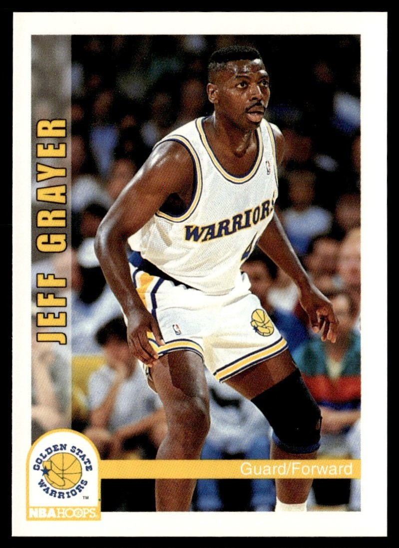 1992-93 Hoops Jeff Grayer Golden State Warriors #386