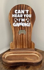 Wooden Headphone Stand /Tray - Gamer Gift
