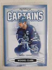 06 07 PARKHURST HOCKEY CAPTAINS WENDEL CLARK  /3999 LEAFS