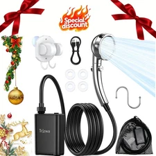 Portable Outdoor Shower for Shower Camp,Hiking Beach,Travel,Car Washing,Pet Bath