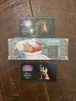 Disney 35 MM Film Cels Cinderella Menagerie Edition 1304 Mice Case 2 Other Cards