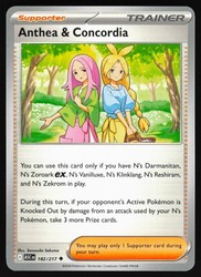 Anthea & Concordia 182/217 Mega Evolution: Ascended Heroes Uncommon Trainer Supporter