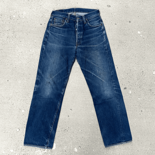 Levi's 501XX 1955 Modell Jeans W29 L30 blau, USA Made, Valencia Factory Vintage  - Bild 1 von 10