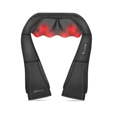 Snailax Shiatsu Neck and Shoulder Massager - Back Massager with Heat, Deep Kn...