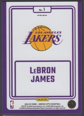 2024-25 Panini Donruss Optic LeBron James Winner Stays Insert Holo