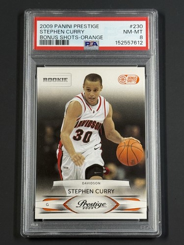 Stephen Curry [Bonus Shots Orange] #230 2009 Panini Prestige card