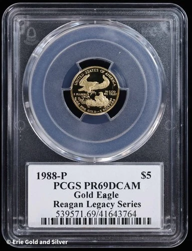 Photo of a 1988 American Gold Eagle 1/10 oz from an eBay sale