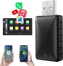 Bluetooth Apple Wireless Carplay Adapter Converts Factory Wired Carplay USB