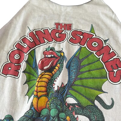 Vintage 80s Rolling Stones 1981 Tour Baseball Raglan T Shirt Vintage 80s Rolling Stones 1981 Tour Baseball Raglan T Shirt