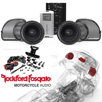 Rockford Fosgate HD14RGSG-STAGE2 für Harley Davidson Road Street Glide ab 2014