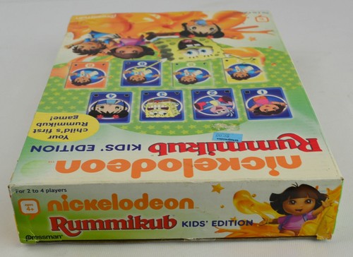 Nickelodeon Rummikub Kids' Edition Pressman Toys New in Box Dora SpongeBob Diego - Picture 6 of 8