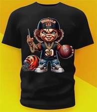 Cincinnati Bengals Chucky Team Shirt Sizes From Youth To Adult 6XL