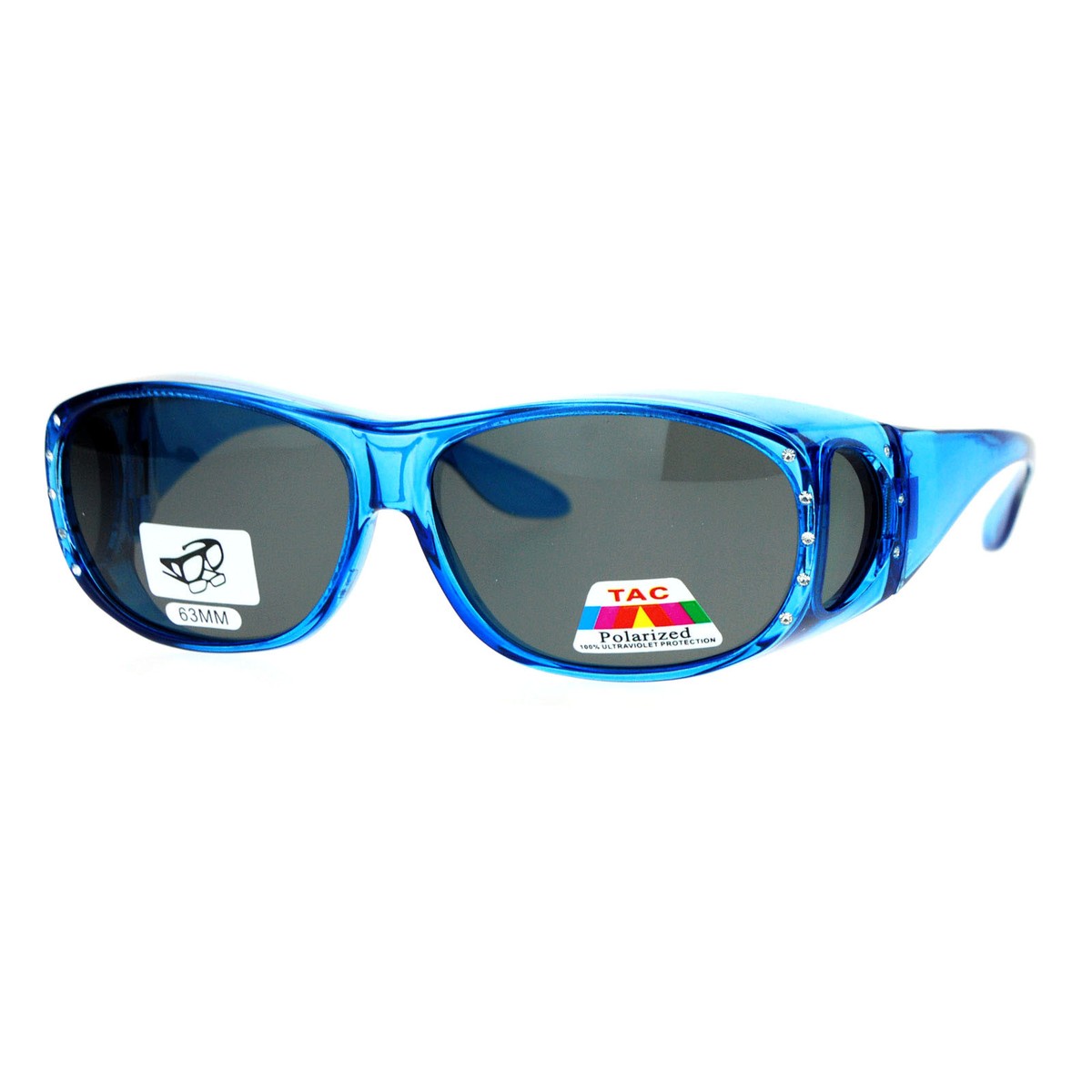 Polarized Sunglasses for Women Rhinestone Oval Retro Shades Wrap Around UV400 Amazon.com: SANARITA Sunglasses Women y2k Polarized  main image 2