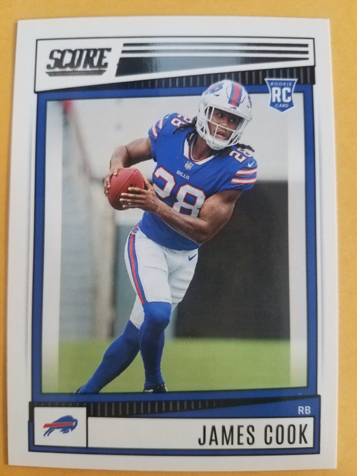 JAMES COOK BUFFALO BILLS 2022 PANINI - SCORE FOOTBALL CARD #334