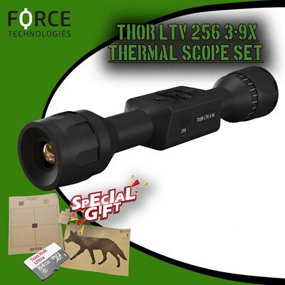 SET ATN Thor LTV 256 3-9x + FREE GIFT Target set + SD card