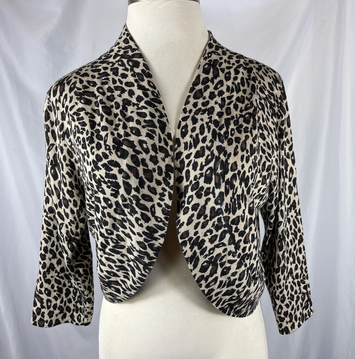 Leopard print sweater plus size cheap