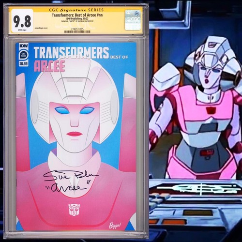 CGC 9.8 SS Transformers: Best of Arcee #nn signed by voice actress Sue Blu 2022 - 第 1/2 張圖片
