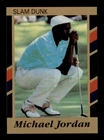 1990-91 SLAM DUNK CARDS #1 MICHAEL JORDAN CHICAGO BULLS HOF