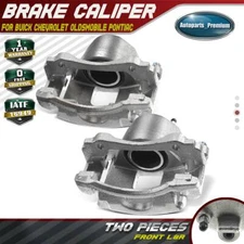 2x Front Brake Caliper w/ Bracket for Buick LeSabre 2000-2005 Pontiac Grand Prix