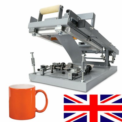 Manual Cylinder Screen Printing Machine Tube Printer Max circumference 200 mm | eBay