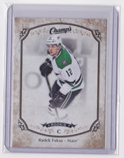 2015-16 UPPER DECK CHAMP'S ROOKIE GOLD INSERT SP RADEK FAKSA #177 DALLAS STARS
