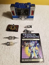 Hasbro Transformers G1 Soundwave Buzzsaw w Manual 1984