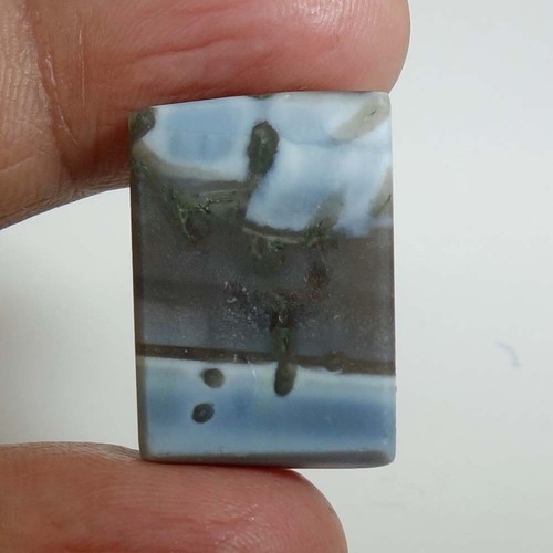 Owyhee Blue Opal Cushion Cabochon Loose Gemstone For Making Jewelry 23.55Cts - Picture 2 of 4