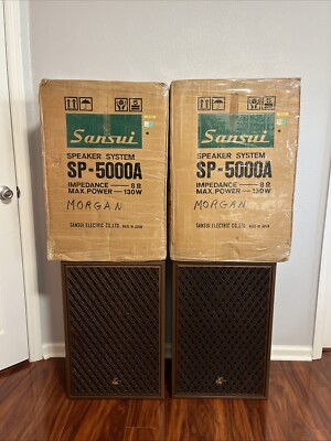 RARE! Sansui SP-5000A Speakers in Nice Condition Pair | eBay
