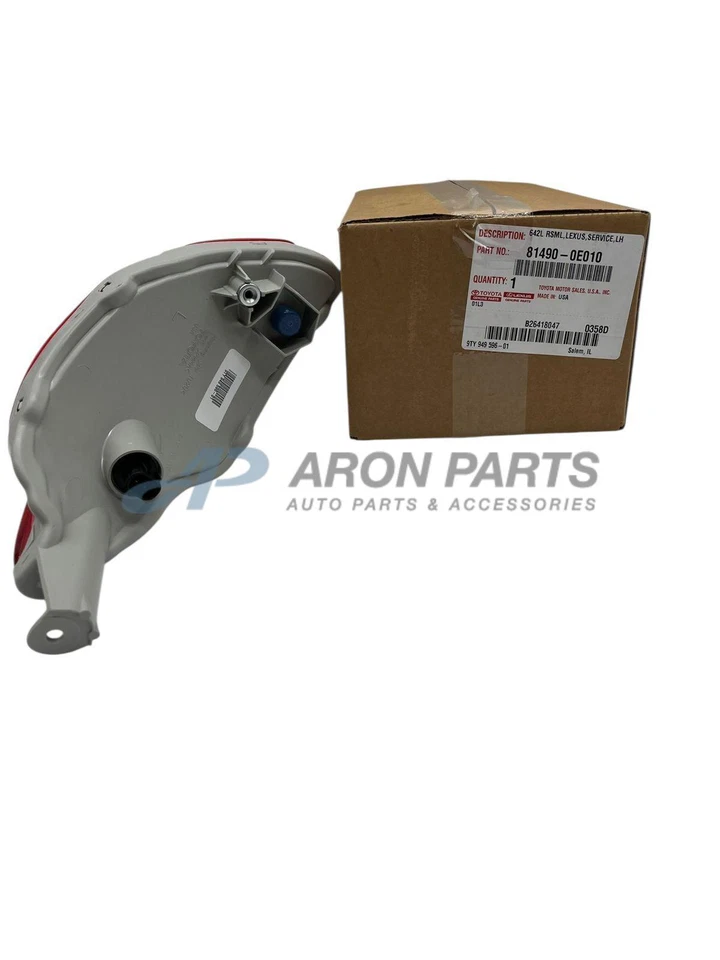 Side Marker Rear Driver Left LH Hand LX2860103C Lexus RX350 814900E010 Foto 3 de 4