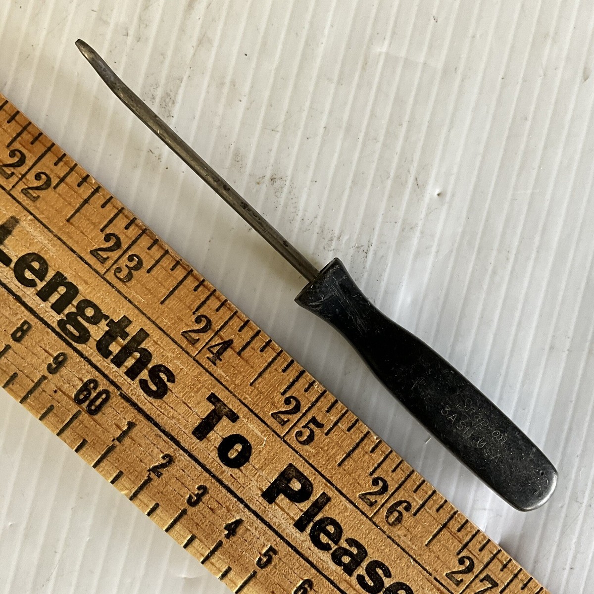 Snap-on 3ASH Curved Mini Pick Hard Black Handle Z4 for sale online