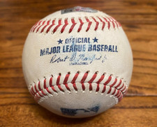 LaMonte Wade Giants Game Used Baseball 5/21/2023 Marlins Hit GO to Yuli Gurriel