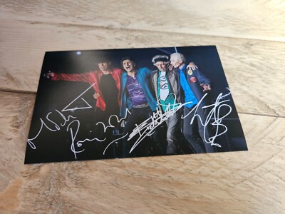 THE ROLLING STONES Repro Autograph - Approx 10x16 - (690)