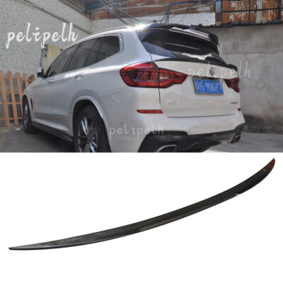 FOR BMW X3 X3M G01 2019UP CARBON FIBER REAR MIDDLE SPOILER TRUNK BOOT WING LIP
