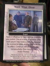 NOT THE ONE 1999 SEVERED DREAMS BABYLON 5 CCG COLLECTORS CARD NEAR MINT UNPLAYED