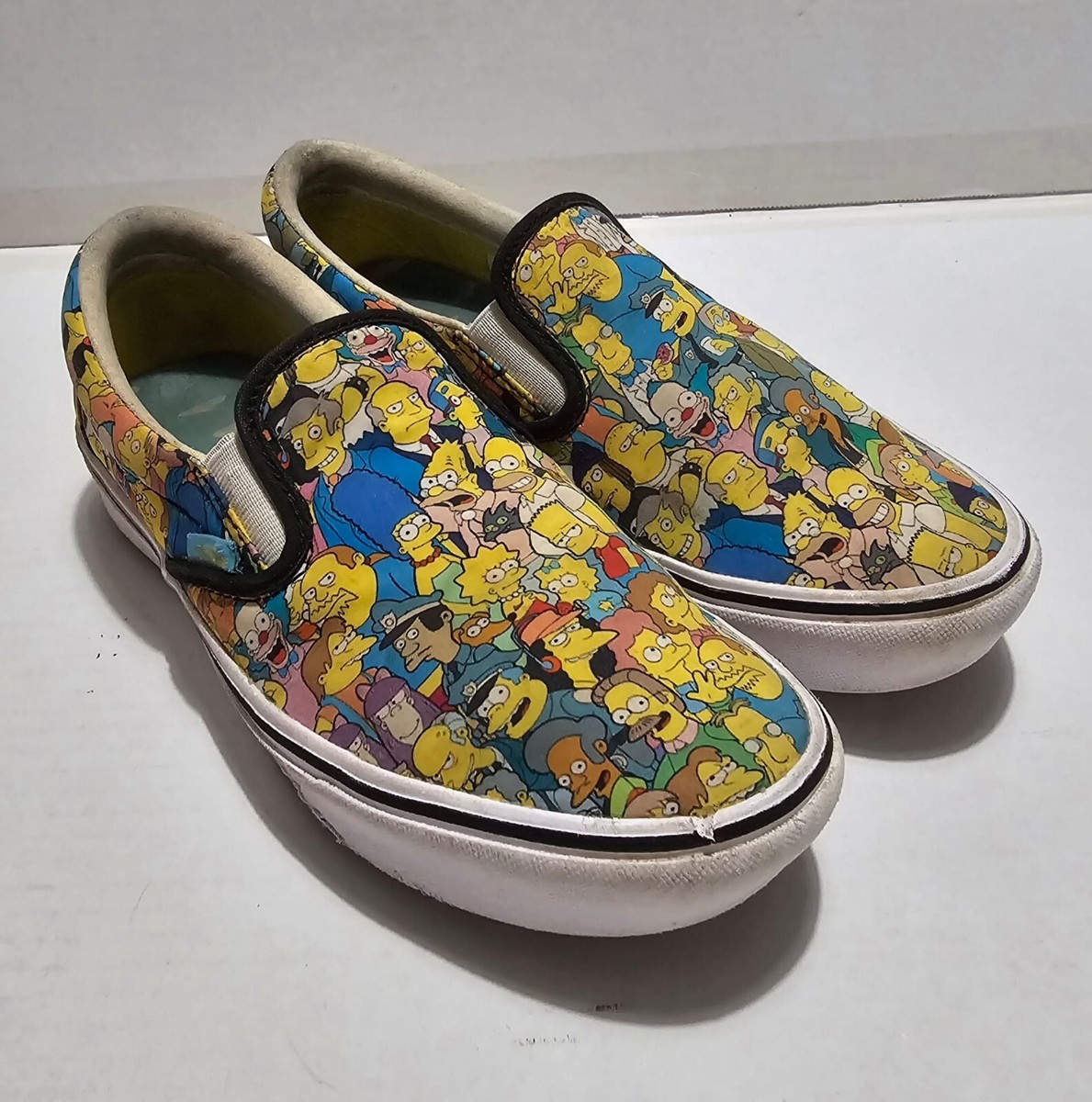 VANS COMFYCUSH SLIP ON SHOES SIMPSONS MENS UK SIZE UK