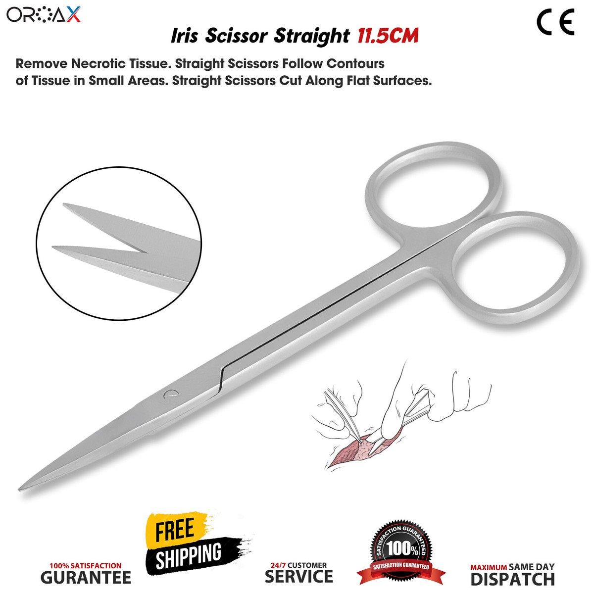 Dental Micro Surgery Instruments Kit Castroviejo Needle Holder