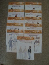 Del Prado-Hefte_11x Nr.1, 6, 13, 14, 17, 18, 20, 21, 24, 25 und 27