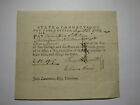 1782 Connecticut Pay Table Office Colonial Currency Note Bill! Wadsworth/Mosley