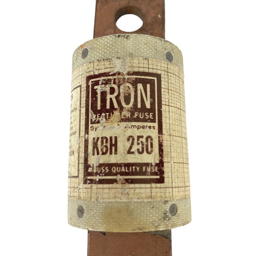 Tron Bussman Rectifier Fuses Set Of 3 KBH-250 NOS 500v 250a - Picture 4 of 5