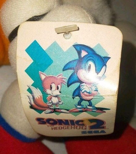 Sega Sonic the Hedgehog 2 Tails Plush doll Rare 28S 1993 limited From Japan RARE