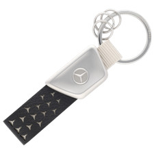 Genuine Mercedes-Benz Black Key Ring Logo B66959729