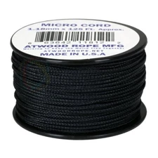G 1.18mm X 125' Micro Cord Black